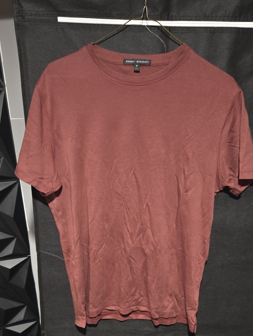 Robert Barakett Men's Short-Sleeve Crew Neck T-Shirt - Dusty Rose
